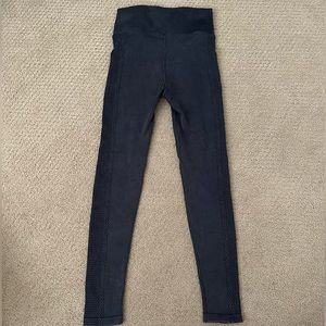 Aerie ribbed charcoal grey leggings